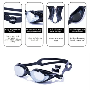 Professional Swimming Goggles Waterproof Anti-Fog UV Eyewear – Kids/Adults - Image 5