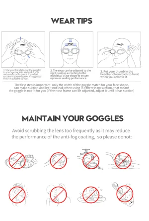 Professional Swimming Goggles Waterproof Anti-Fog UV Eyewear – Kids/Adults - Image 8